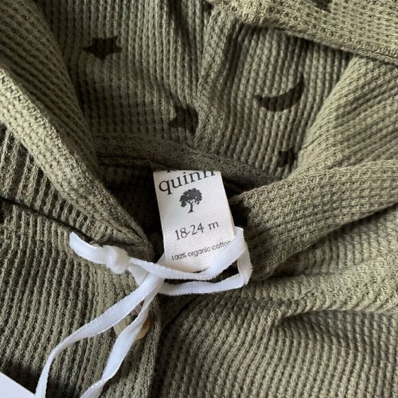 Kate Quinn Organics Long Sleeve Relaxed Bear Button Union Jumpsuit 18-24 Months - Picture 3 of 6